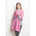 Hot selling hollow out suede shawl with low price